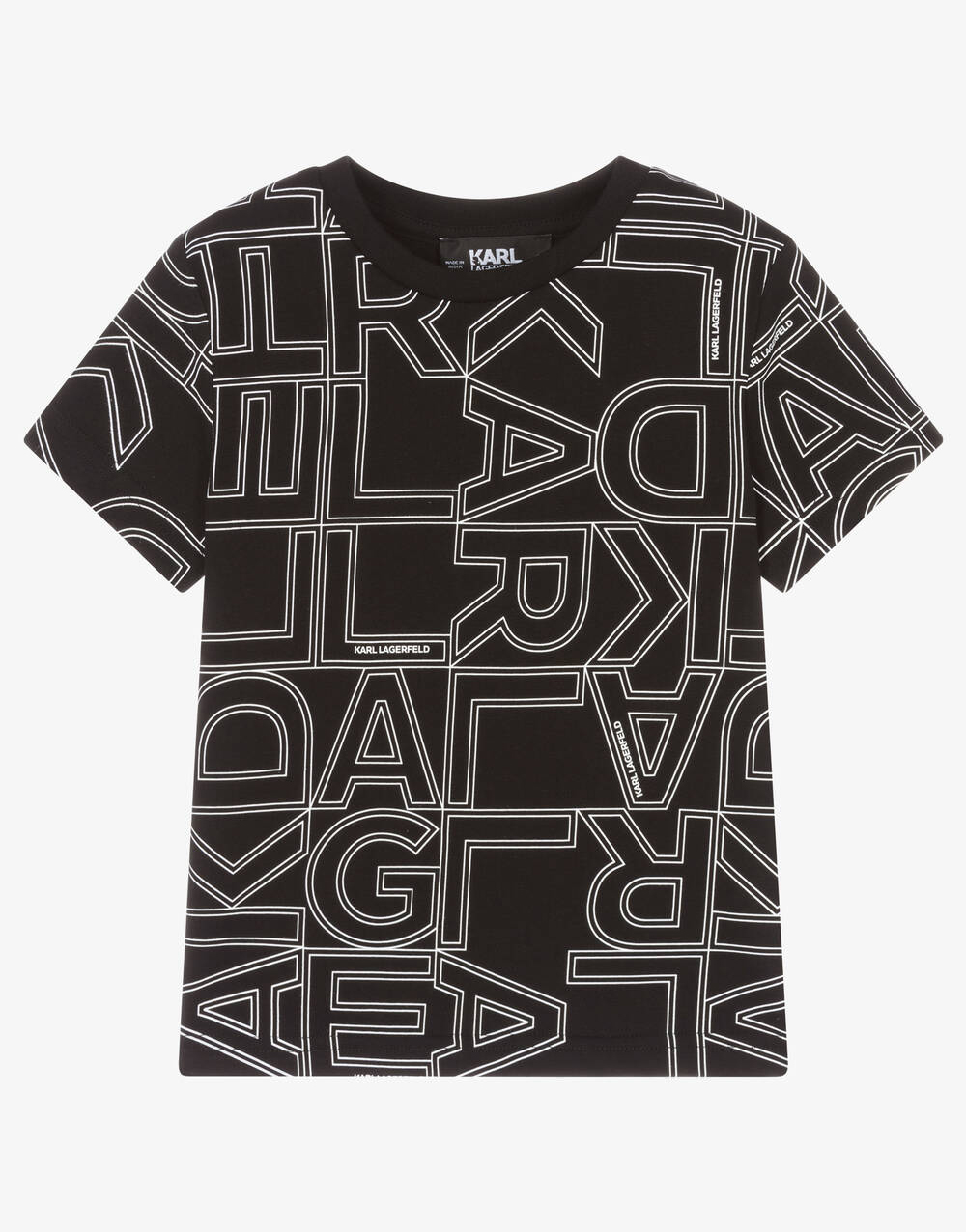 Boys Orange Cotton T-Shirt - Image 3